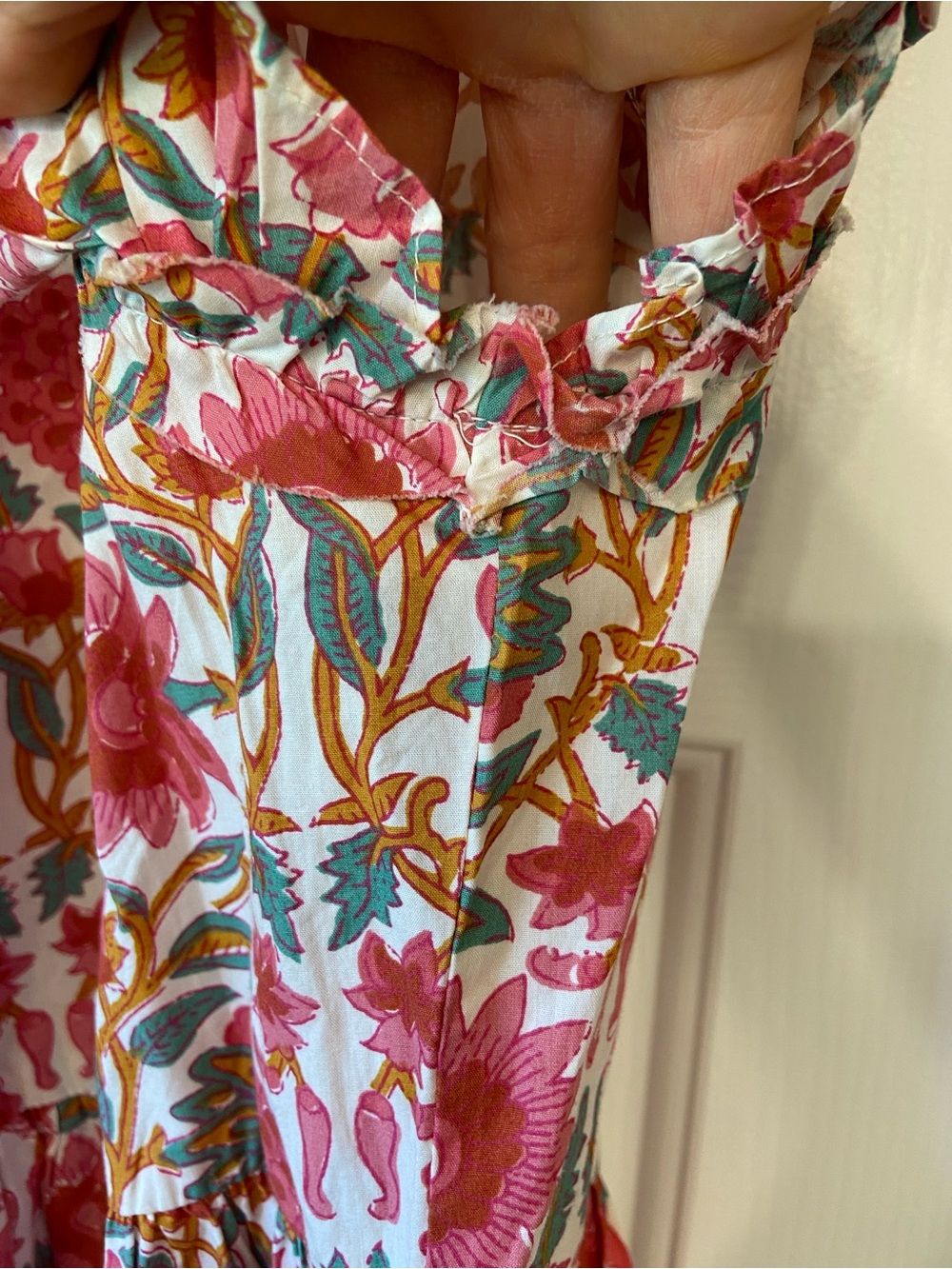 Caroline Constas Strawberry Print Ruffle Mini Dress Medium - Picture 5 of 12
